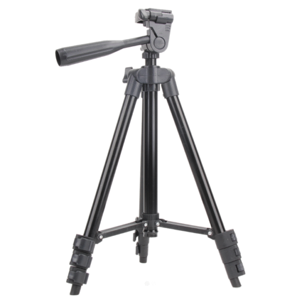Πτυσσόμενο τρίποδο φωτογράφισης για μηχανή και κινητό με αλφάδι 3120Α