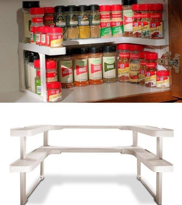 Spicy Shelf - Ράφι μπαχαρικών με δυνατότητα επέκτασης και οργανωτής ντουλαπιών oem