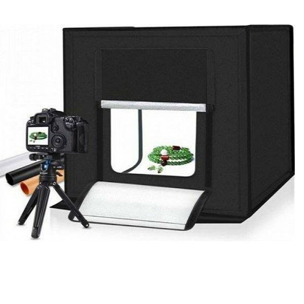 Aναδιπλούμενο στούντιο φωτογράφισης PULUZ Photo Box with LED Light 40x40x40cm