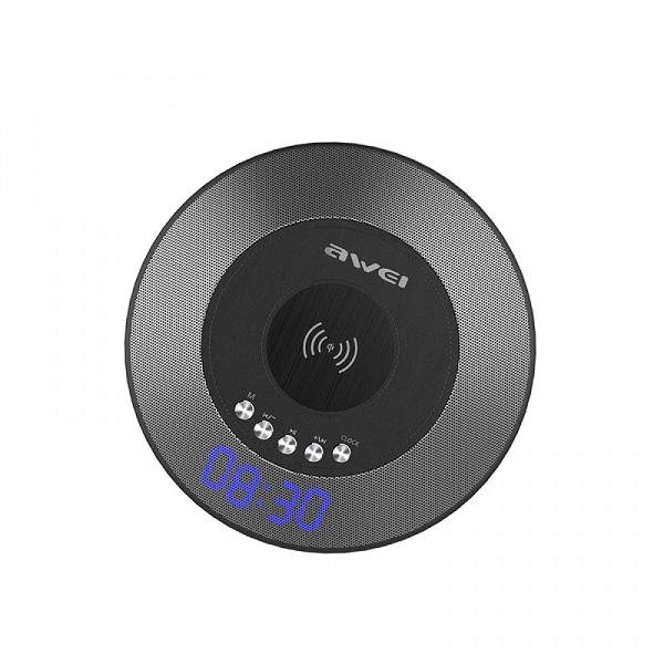 Ασύρματος Φορτιστής με ηχείο Bluetooth Awei Y290 μαύρο