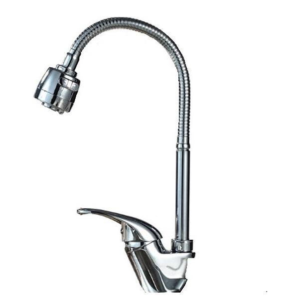 Μπαταρία νιπτήρα κουζίνας με σπιράλ – Idamix – 807889