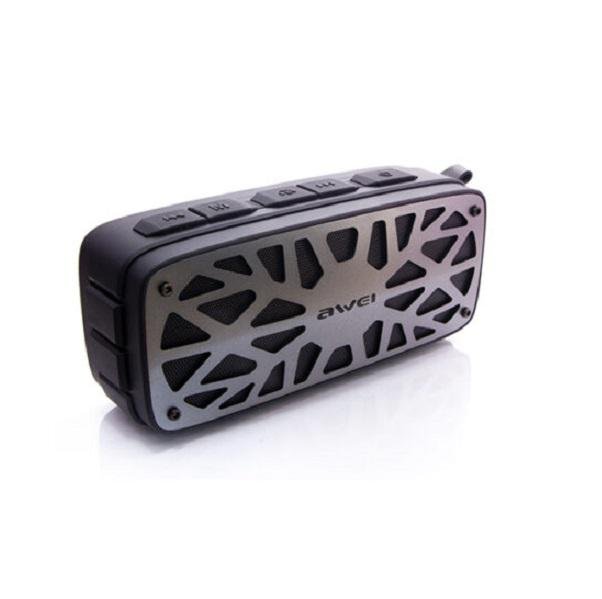 Awei Y330 Ηχείο Bluetooth 6W με Ραδιόφωνο και 4 ώρες Λειτουργίας Γκρί