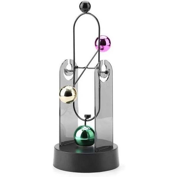 Kinetic Orbital Spinning Balls K 503 Energy Orbit Rotation Toy for Home / Office Desk / Decoration (oem)