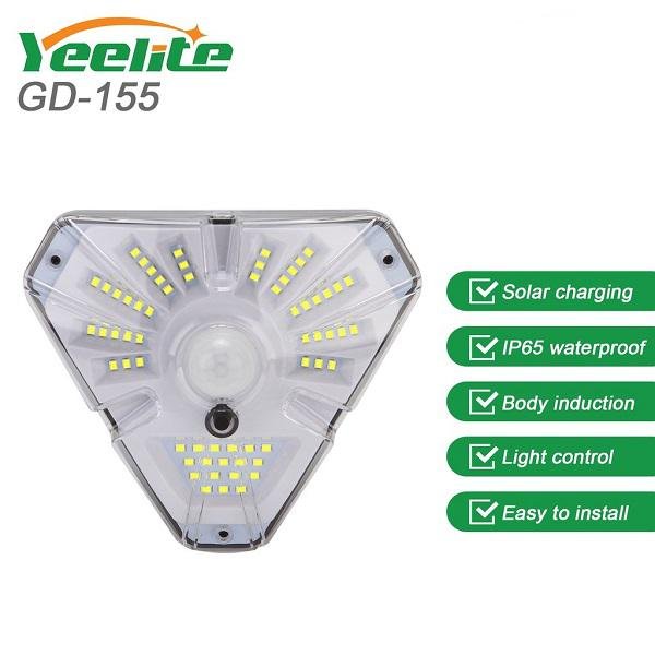 ΗΛΙΑΚΟ ΠΡΟΒΟΛΑΚΙ ΕΠΙΤΟΙΧΙΟ ΜΕ 62 LED ΝΕΑΣ ΤΕΧΝΟΛΟΓΙΑΣ - GD-155