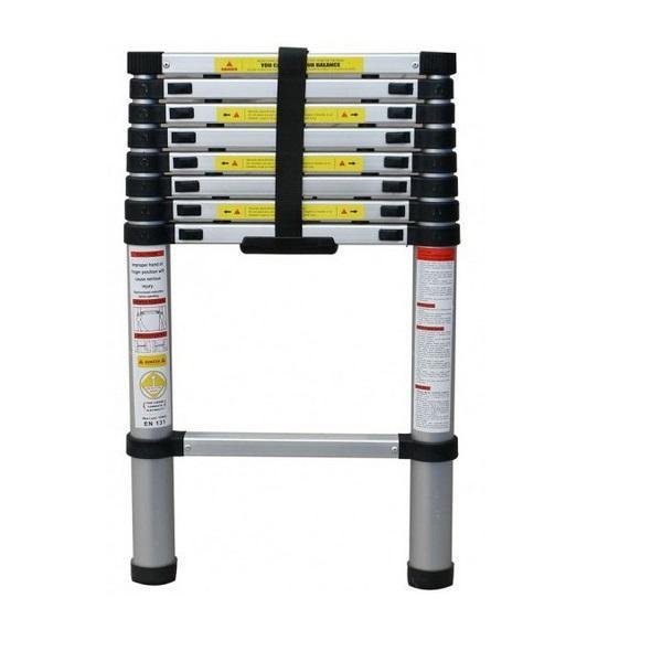 Τηλεσκοπική σκάλα αλουμινίου 14 Σκαλιών TL44 - 4.4m