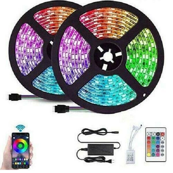 Πλήρες σετ αδιάβροχης ταινίας LED SMART WIFI 12V RGB 2x5m 7,2w 5050smd 54led/m OEM