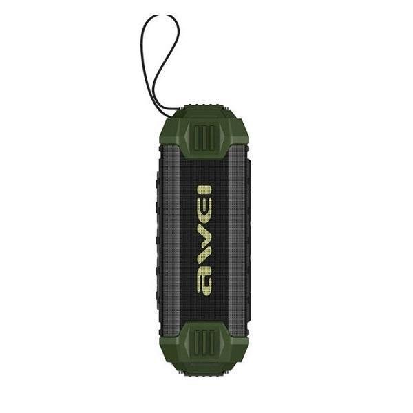 Awei Y280 Αδιάβροχο Bluetooth Ηχείο και Power Βank 4000mAh - Πράσινο