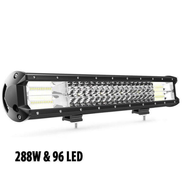 _________________612cd1e055b7d Αδιάβροχος Προβολέας CREE LED - Μπάρα Αυτοκινήτου - Φορτηγού Κοντινού & Μακρινού Φωτισμού με 96LED - 288W - Ψυχρό Φως 12V & 24V - OEM
