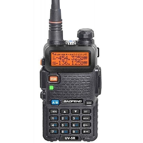 Baofeng UV-5R & Μικροακουστικό Ασύρματος Πομποδέκτης UHF/VHF 5.8W