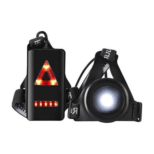 Φακός & Φωτισμός Σήμανσης Cree Q5 LED 250Lumens 1800mAh με Ιμάντες Πρόσδεσης Σώματος OEM Q5 - Μαύρο