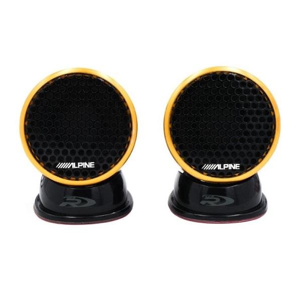 Alpine Σετ Tweeter Αυτοκινήτου Στρογγυλά R-20MT 88dB