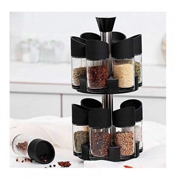Περιστρεφόμενο Σετ Μπαχαρικών δύο Επιπέδων 03008SRS30CL 12τμχv SPICE RACK SET - OEM