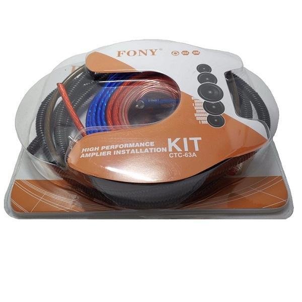 Σετ εγκατάστασης ενισχυτή αυτοκινήτου - CTC-63A - 001863