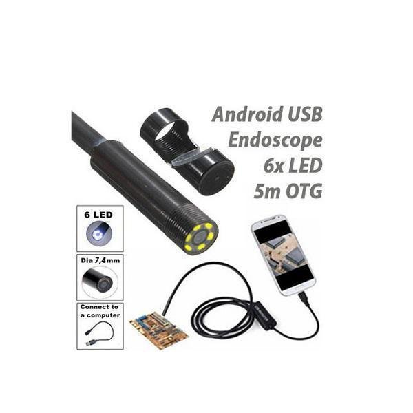 AN98B Ενδοσκοπική Κάμερα για Κινητό με Καλώδιο 5m