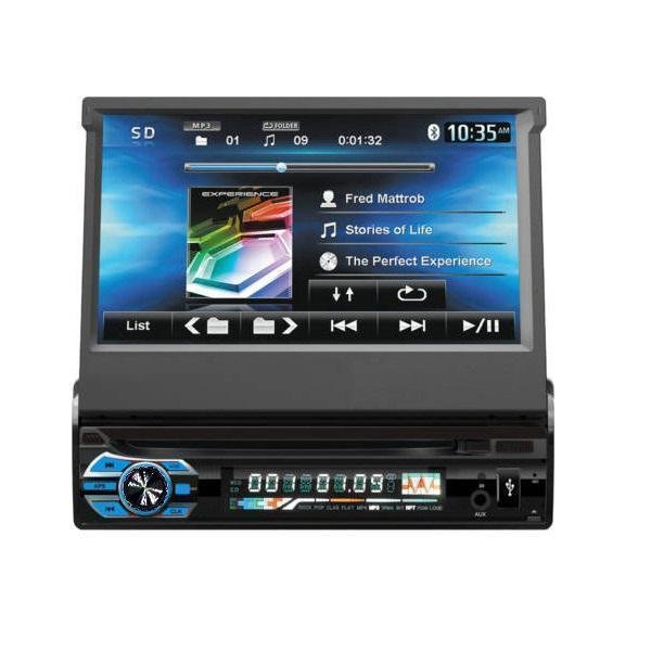 Αναδιπλούμενη οθόνη αφής 7" ιντσών με USB Bluetooth MIrrorLink (4 x 60 Watt multimedia αυτοκινήτου 1 DIN MP3 MP5 1DIN Video FM ραδιόφωνο) 9601G