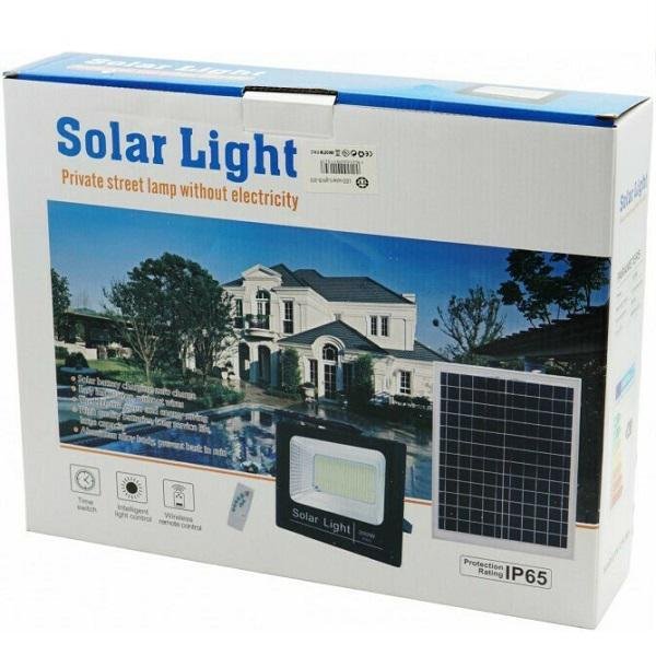 Προβολέας 300W Ηλιακός με Τηλεχειριστήριο 6000K PS-B-300