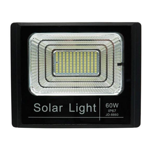 Προβολέας 60W Ηλιακός με Τηλεχειριστήριο 6500K GE-JD-8860