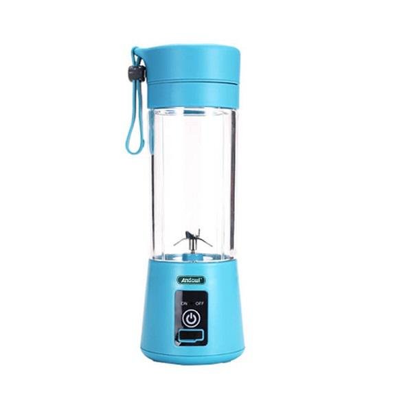 Επαναφορτιζόμενο φορητό μπλέντερ μπλε Q-L800 ANDOWL