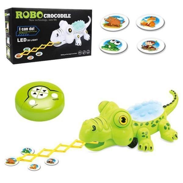 ρεμ Dragon Crocodile Toy 2.4G ασύρματο τηλεχειριστήριο Predator Ηλεκτρικό παιχνίδι με ελαφρύ ήχο