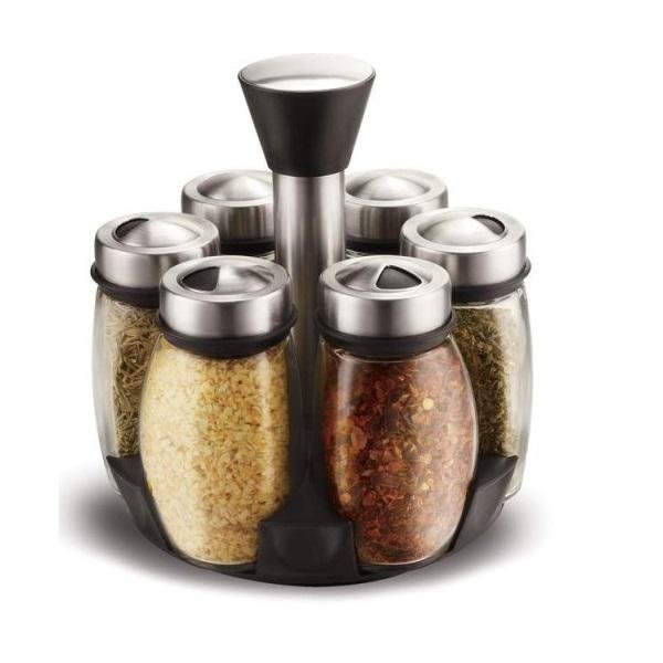 Banquet Crystal Θήκη Μπαχαρικών σε Βάση KL81037 6τμχ
