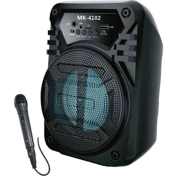 Σύστημα Karaoke με Ενσύρματα Μικρόφωνα CMIK MK-4102 σε Μαύρο Χρώμα