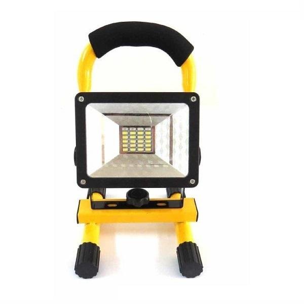Φορητός Επαναφορτιζόμενος Προβολέας LED 30W