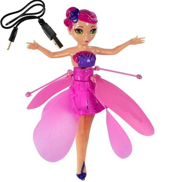 Κούκλα υπτάμενη νεράιδα Beautiful Flying Fairy Doll 8018 Ροζ