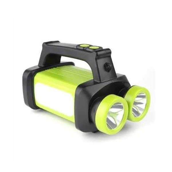 Διπλος Φακός Led και Φανάρι Camping 200lm HX-8802A Κίτρινο