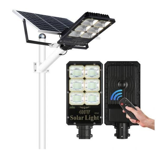 Ηλιακός Προβολέας Δρόμου M-400w 400W IP65 Integrated Solar Street lights