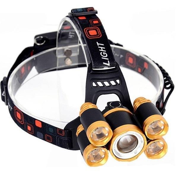 Φακός Κεφαλής Επαναφορτιζόμενος Led 10000lm T6 Toach R5 SP-1865