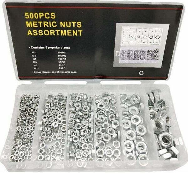 20211020113230_d001851c Metric Nuts 500 Pcs παξιμάδια σε πλαστική θήκη