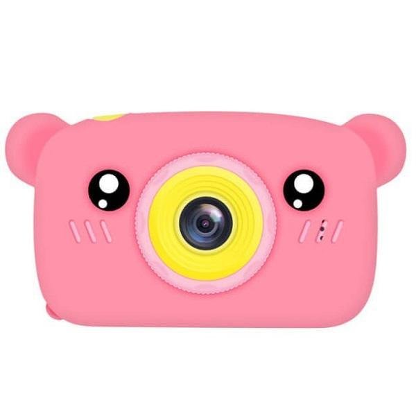 Andowl QK6 Compact Φωτογραφική Μηχανή 10MP με Οθόνη 2" Ροζ