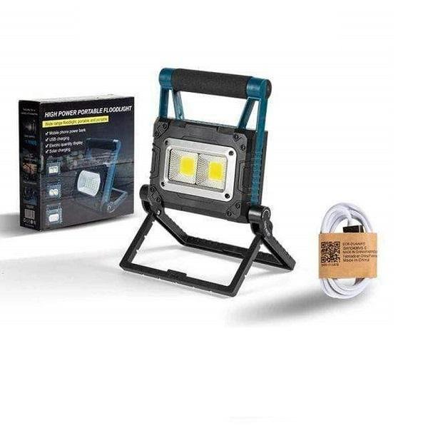 Solar High Power Portable Floodlight Powerbank 30W