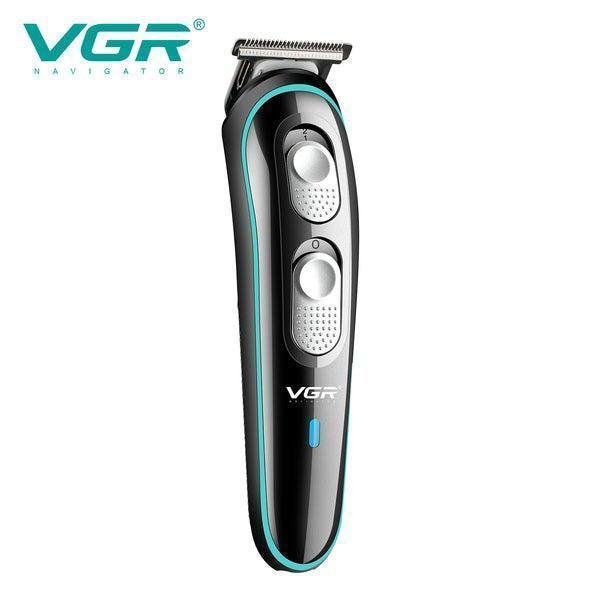 Επαναφορτιζόμενη Κουρευτική Barber - Ξυριστική Μηχανή VGR V-055 - Μαύρο