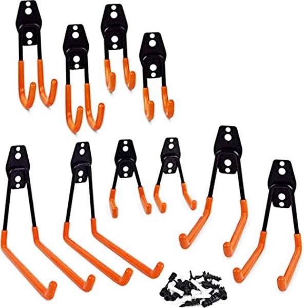 Γάτζοι για Στήριξη σε Τοίχο Σετ 10τεμ. με Βίδες Στερέωσης 3 Τύπων 10τεμ. το Καθένα HORUSDY SDY 97747