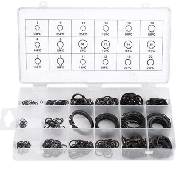 Εξωτερικά C Clips Supermotorparts 300 τμχ SNAP Ring Assortment Σετ CIRCLIP RETAINING SNAP Hook Ring