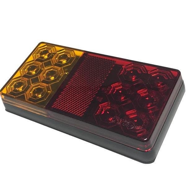 Φως LED με Βίδες φαναρι 12V LED πισω 15x8cm για οχήματα, τρειλερ, καροτσες, τρακτερ  330-7021201 1τμχ