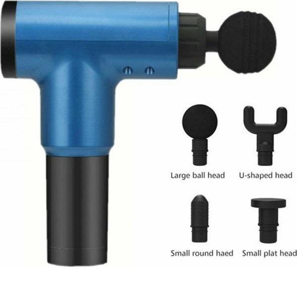 Συσκευή Μασάζ για το Κεφάλι HG-320 Fascial Gun Blue Μπλε