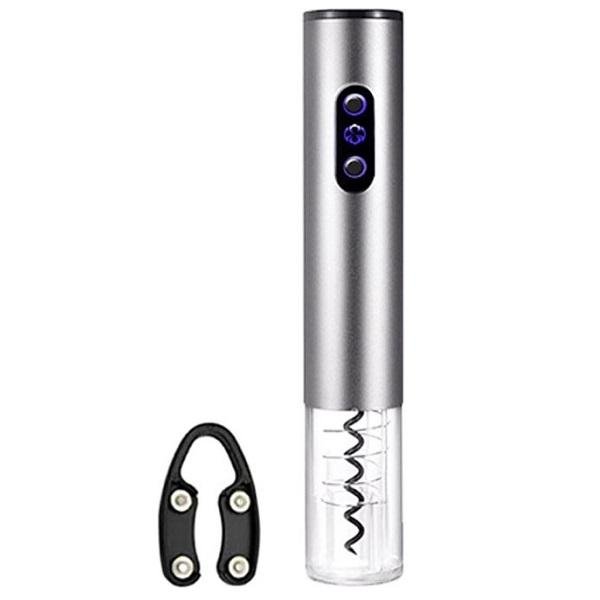 Ηλεκτρικό Τιρμπουσόν Electric Wine Opener Ασημί
