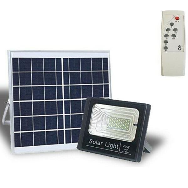 20201130163627_f02689fa Lucas LED Στεγανός Ηλιακός Προβολέας IP66 Ισχύος 40W με Τηλεχειριστήριο και Ψυχρό Λευκό Φως SO11040