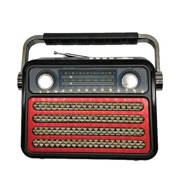 CMIK MK-121 Retro Φορητό Ραδιόφωνο Επαναφορτιζόμενο με Bluetooth και USB Κόκκινο