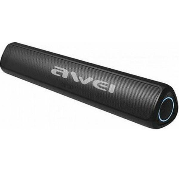 SoundBar Awei Y333 Ηχείο Bluetooth 10W με Ραδιόφωνο και 3.5 ώρες Λειτουργίας Black