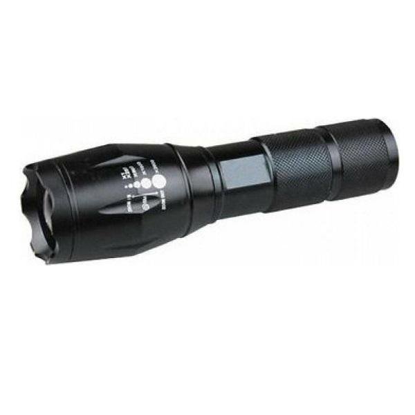 Bailong Φακός Επαναφορτιζόμενος 1000lm BL-1831 (με Μπαταρία) Μαύρο