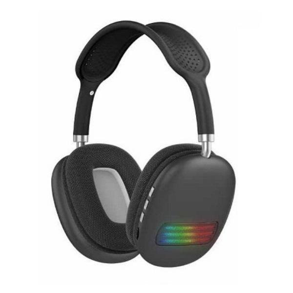 STN02 Ασύρματα Bluetooth On Ear Ακουστικά Μαύρα