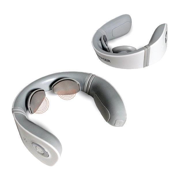 Αυχενικό όργανο φυσικής θεραπείας Smart Neck Massager Electromagnetic Shock Pulse HEA0002 Λευκό/Γκρι