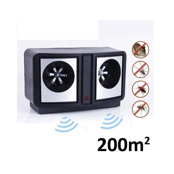 Απωθητικό Εντόμων και Τρωκτικών Διπλού Κώνου Dual Sonic Μαύρο  7007651