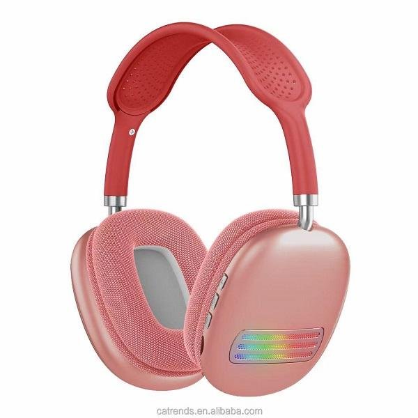 STN02 Ασύρματα Bluetooth On Ear Ακουστικά Red Κόκκινα