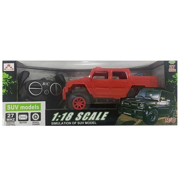 Τηλεκατευθυνόμενο Αυτοκίνητο SUV MODELS Scale 1:18 R/C Car 27MHz Κόκκινο