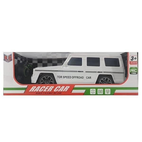 Τηλεκατευθυνόμενο Αυτοκίνητο RACER CAR Scale 1:14 4-way R/C Car 27MHz Λευκό