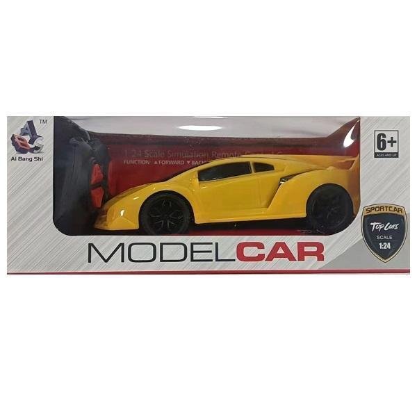 Τηλεκατευθυνόμενο Αυτοκίνητο Al Bang Shi Sport Car Scale 1:24 Κίτρινο